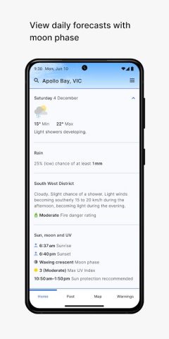 BOM Weather для Android — скриншот 5