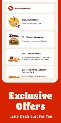 BURGER KING® App для Android — скриншот 3