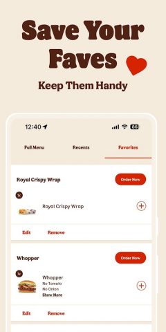 BURGER KING® App для Android — скриншот 5