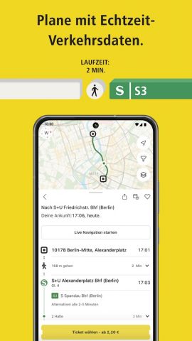 BVG Fahrinfo: Routenplaner для Android — скриншот 4