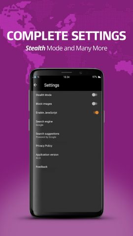 BXE Browser: Fast and Reliable для Android — скриншот 2