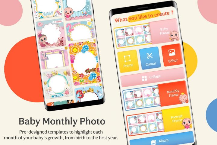 Baby Month Photo Frame Collage для Android — скриншот 1