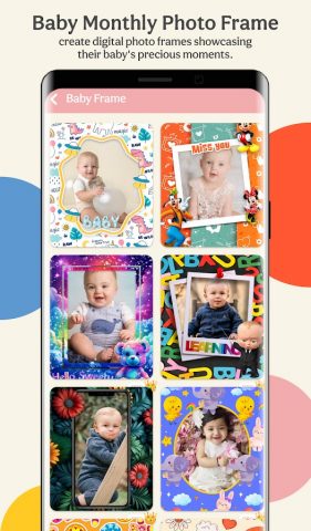 Baby Month Photo Frame Collage для Android — скриншот 3