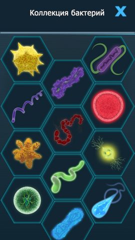 Bacterial Takeover игра-кликер для Android — скриншот 2