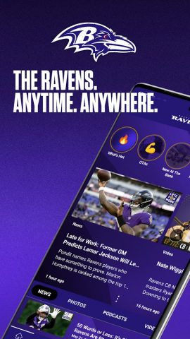Baltimore Ravens Mobile для Android — скриншот 1
