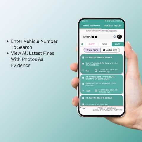 Bangalore Traffic -Check Fines для Android — скриншот 1
