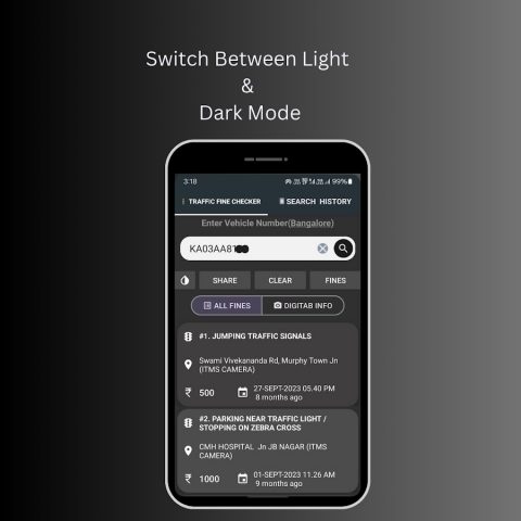 Bangalore Traffic -Check Fines для Android — скриншот 2