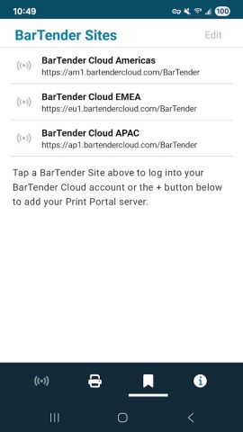BarTender Mobile App для Android — скриншот 5