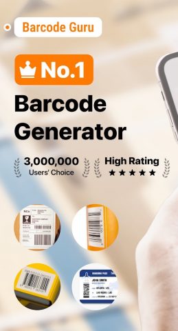 Barcode Generator Barcode Guru для Android — скриншот 1