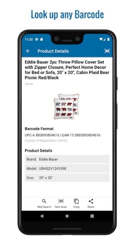 Barcode Spider: Scanner для Android — скриншот 2