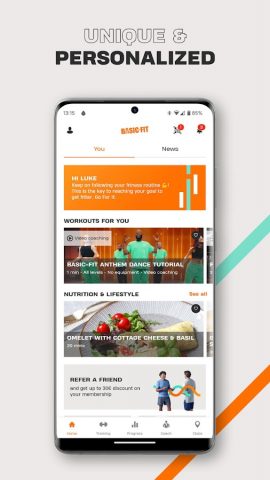 Basic-Fit для Android — скриншот 1