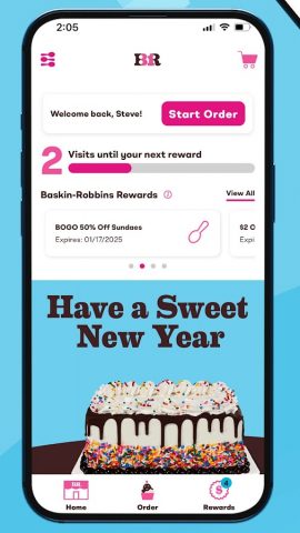 Baskin-Robbins для Android — скриншот 1