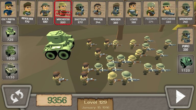 WW1 Battle Simulator для Android — скриншот 1