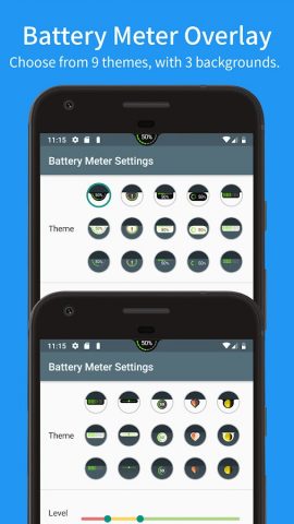 Battery Meter Overlay для Android — скриншот 3