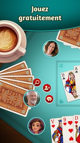 Belote.com – Belote & Coinche для Android — скриншот 1