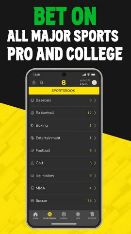 Bet On Sports для Android — скриншот 2