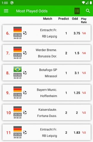 BetsWall Прогнозы на Спорт для Android — скриншот 4