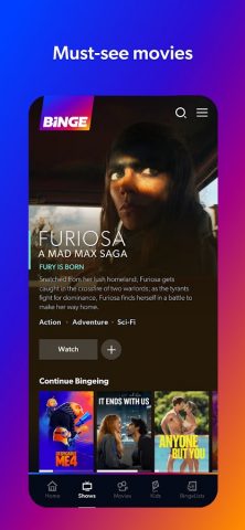 Binge для Android — скриншот 3