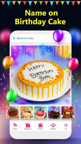 Happy Birthday Photo Frame для Android — скриншот 2