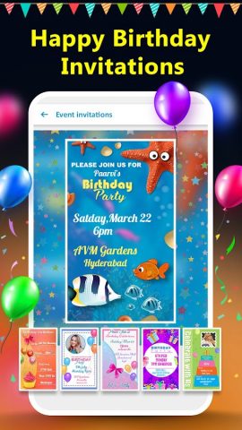 Happy Birthday Photo Frame для Android — скриншот 3