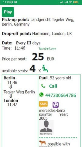 Blablacar: Блаблакар Попутчики для Android — скриншот 5