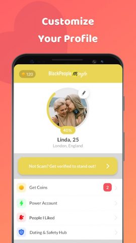 Black Dating: Chat, Meet, Date для Android — скриншот 5