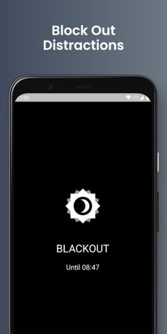 BlackOut: Stay Focused для Android — скриншот 2
