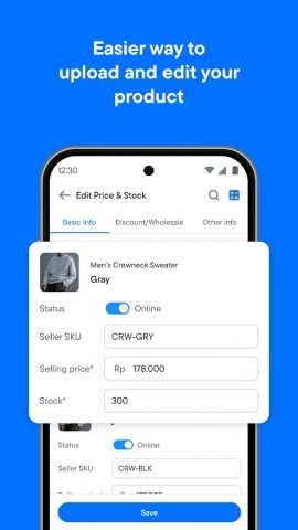 Blibli Seller Center для Android — скриншот 3