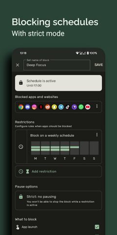 Block — App & Site Blocker для Android — скриншот 4