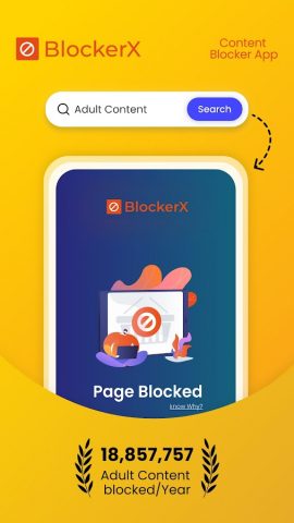 BlockerX: Porn Blocker для Android — скриншот 1