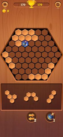Блок пазл кубики: wood бласт для Android — скриншот 2