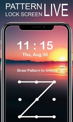 Блокировка шаблона для Android — скриншот 1