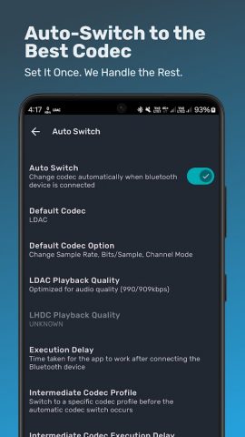 Bluetooth Codec Changer для Android — скриншот 2