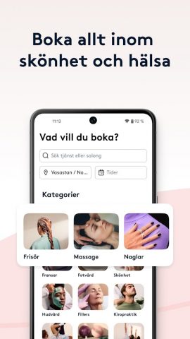 Bokadirekt: Skönhet & Hälsa для Android — скриншот 1