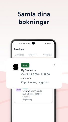 Bokadirekt: Skönhet & Hälsa для Android — скриншот 2