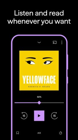 BookBeat Audiobooks & E-books для Android — скриншот 2