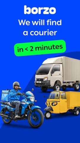 Borzo: Parcel Delivery App для Android — скриншот 1