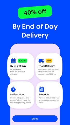 Borzo: Parcel Delivery App для Android — скриншот 3