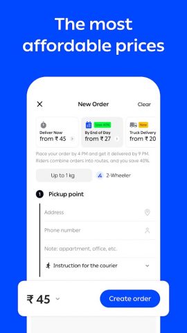 Borzo: Parcel Delivery App для Android — скриншот 4