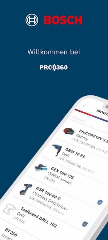 Bosch PRO360 для Android — скриншот 1