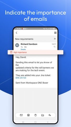 Boxer — Workspace ONE для Android — скриншот 2