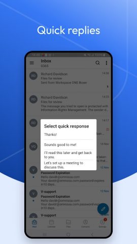 Boxer — Workspace ONE для Android — скриншот 3