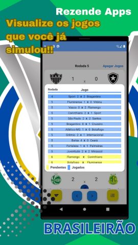 Brasileirão 2026 — Simulador для Android — скриншот 4