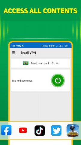 Brazil VPN — Fast & Secure для Android — скриншот 4