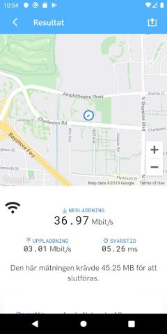 Bredbandskollen для Android — скриншот 2