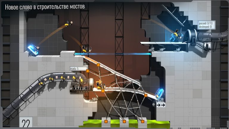 Bridge Constructor Portal для Android — скриншот 2
