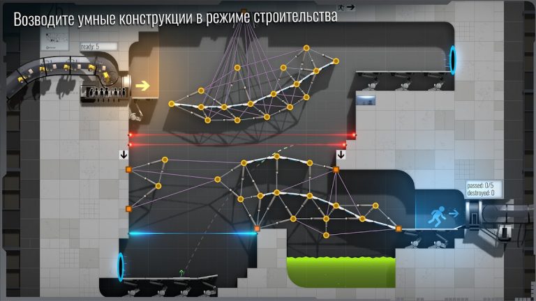 Bridge Constructor Portal для Android — скриншот 4