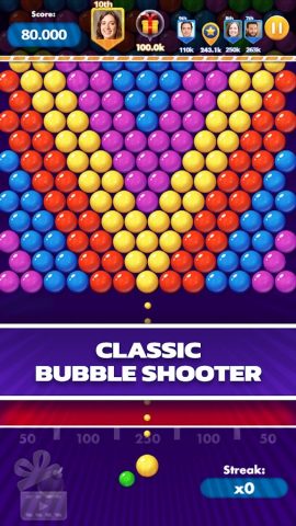 Bubble Shooter Pro Pop Puzzle для Android — скриншот 1
