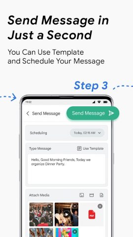 Bulk Sender for Marketing для Android — скриншот 5
