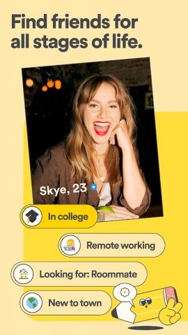 Bumble For Friends: Meet IRL для Android — скриншот 2